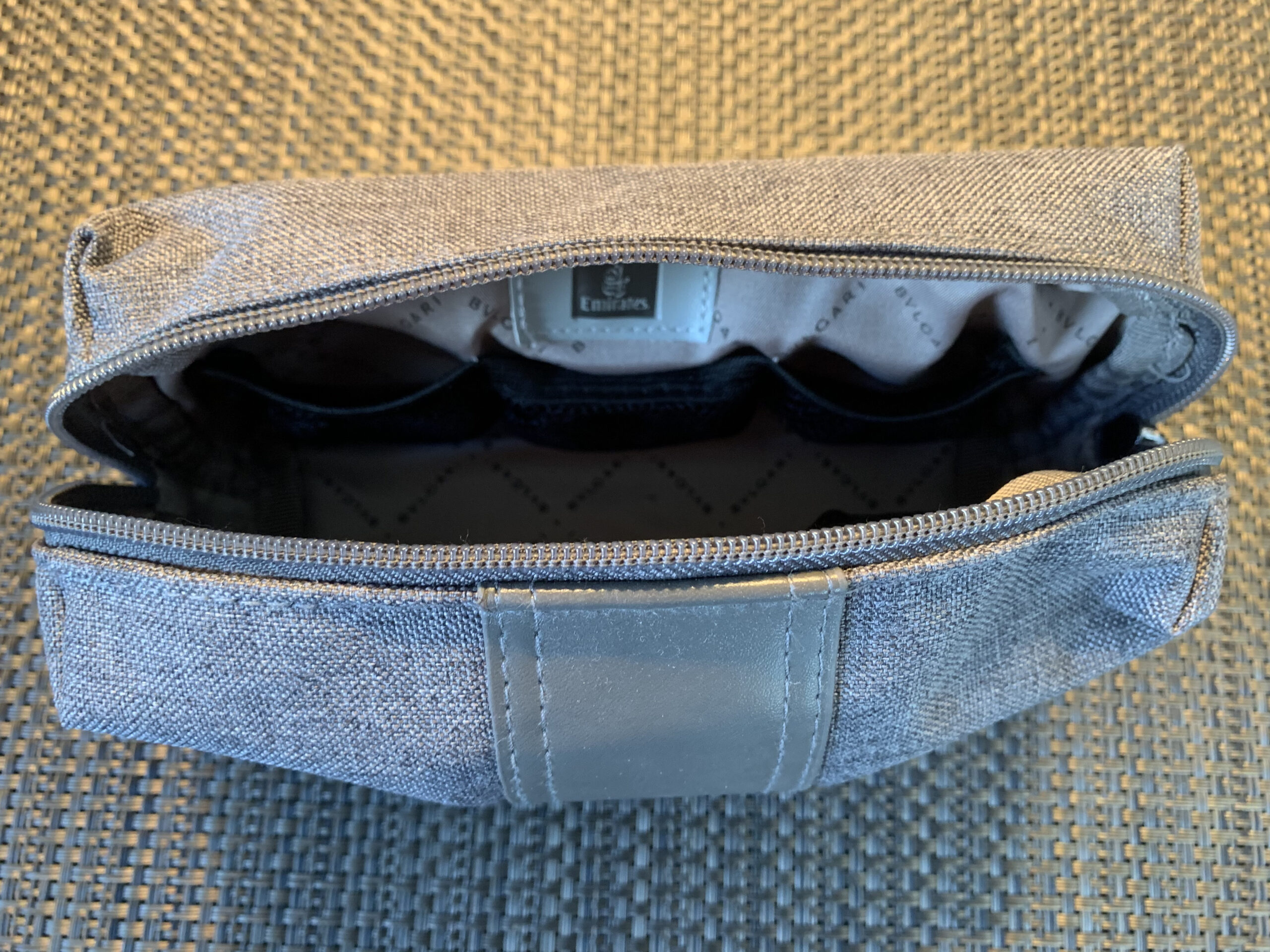 BVLGARI-Produkte im Emirates Kit — After Shave, Bodylotion und Eau Parfumée