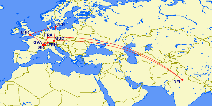 Kleiner verrückter Flug