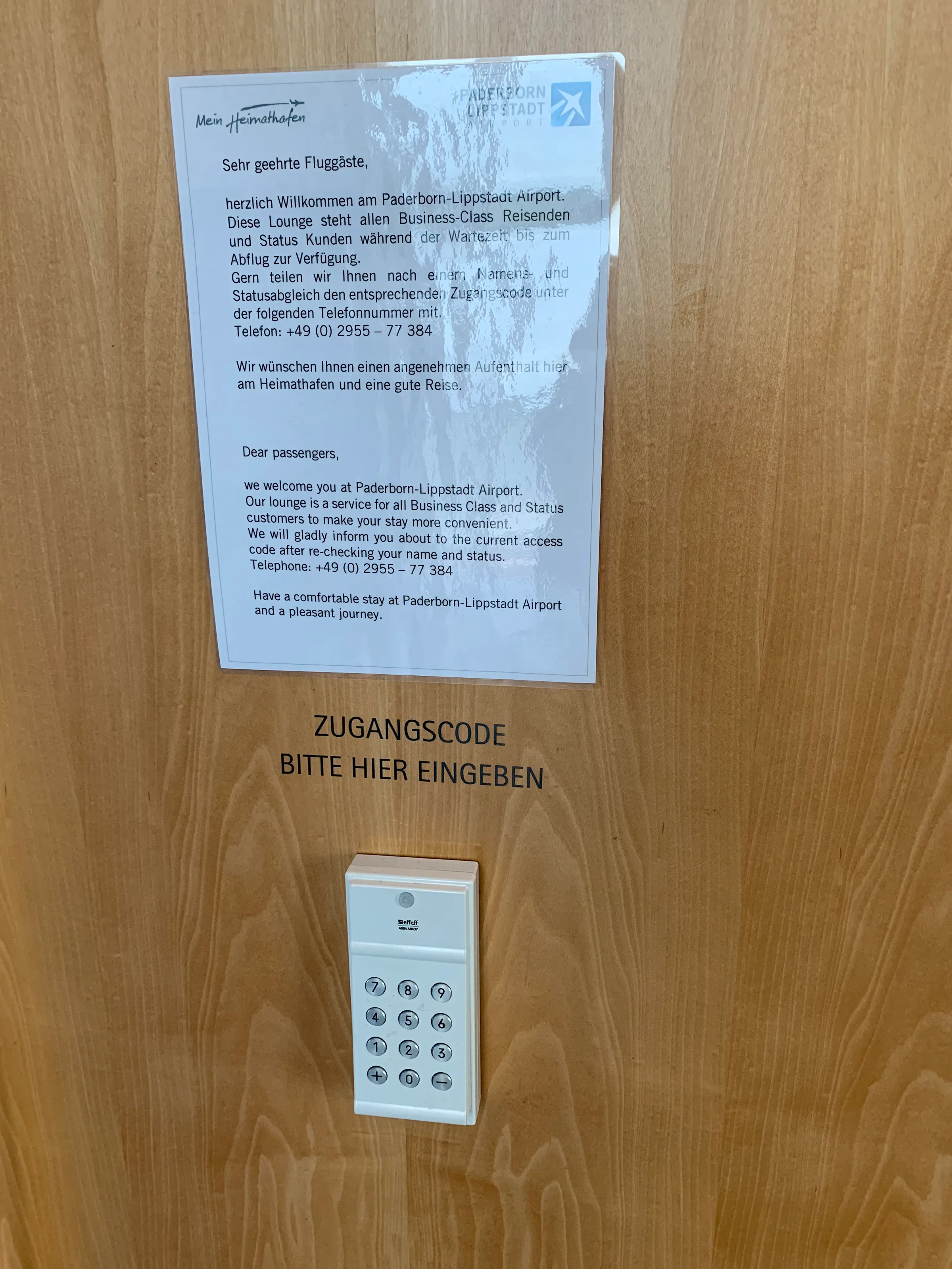 Business Lounge Paderborn-Lippstadt (PAD) - vor der lang ersehnten Renovierung
