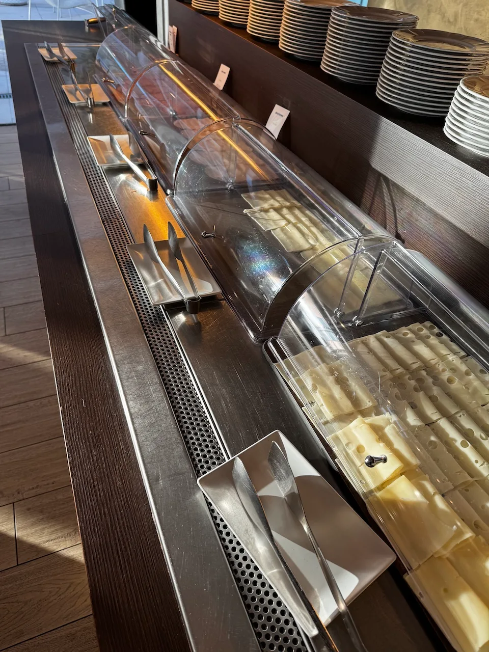 Käsebuffet mit Scheibenkäse