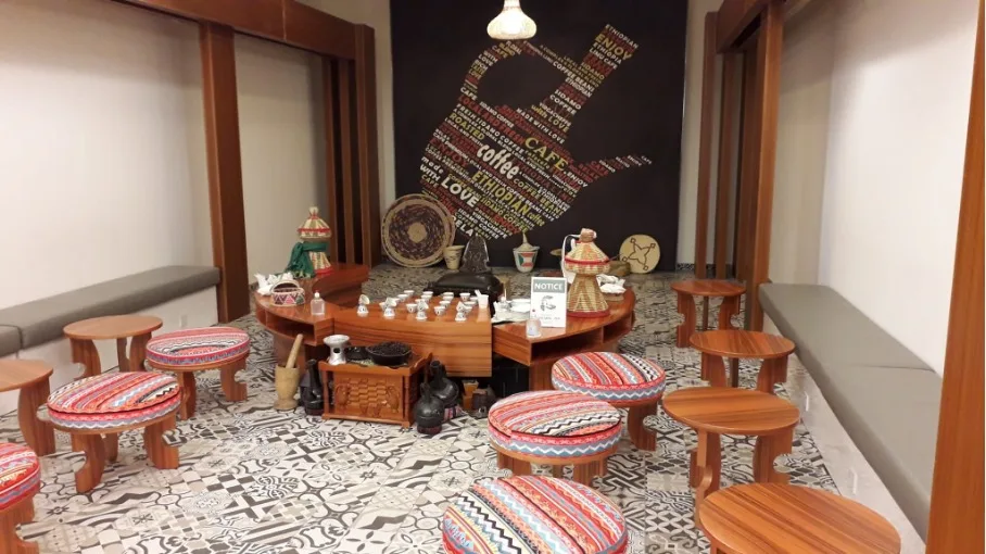 Ethiopian Cloude9 Lounge Addis Ababa (während Corona)