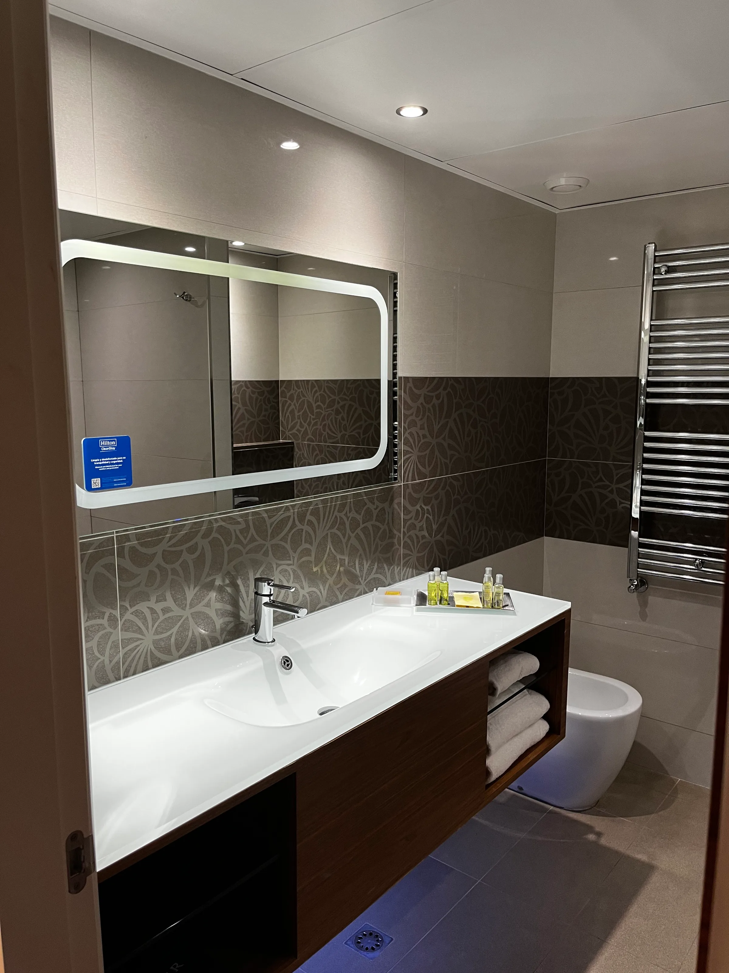 Hotel Hilton Barcelona (während Corona)