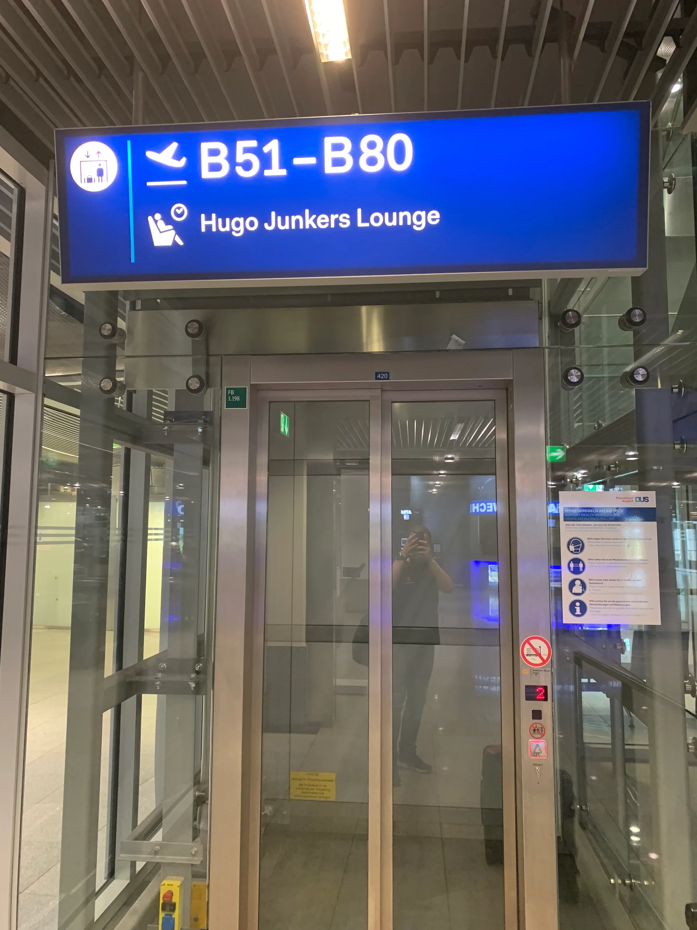 Hugo Junkers Lounge - Düsseldorf (während Corona)