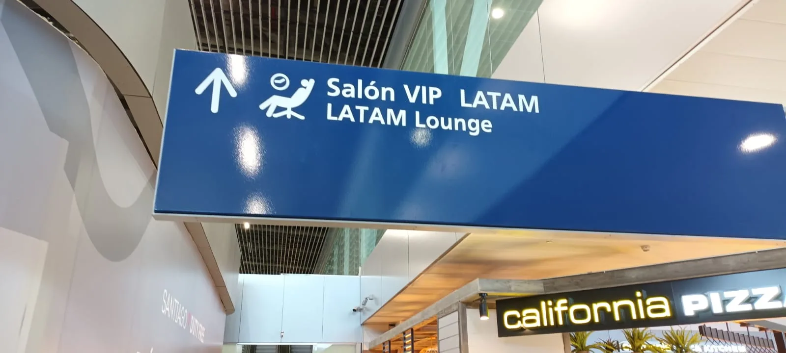 VIP-Salon-Zeichen für LATAM Lounge