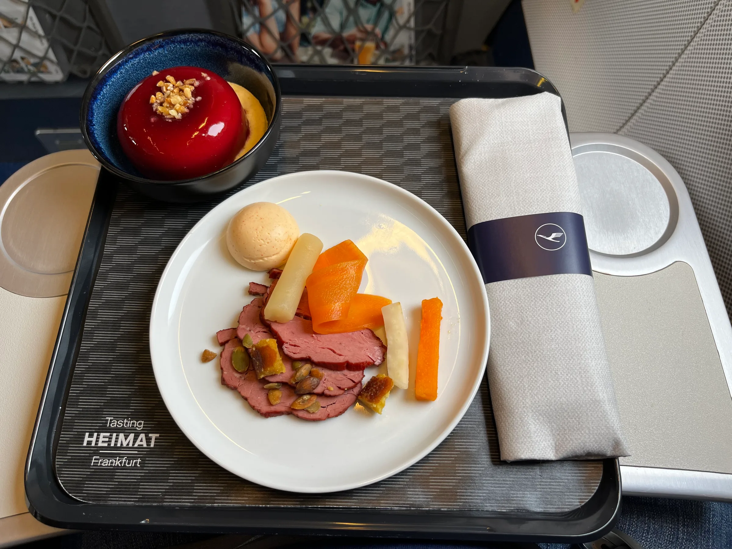 Lufthansa Business Class Europa - Tasting Heimat