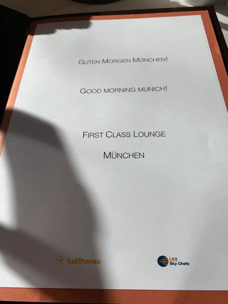 Guten Morgen München! Einladung zur First Class Lounge