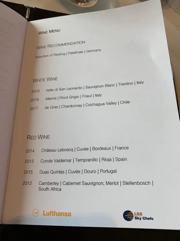 Weinmenü mit Empfehlungen für Riesling aus Deutschland