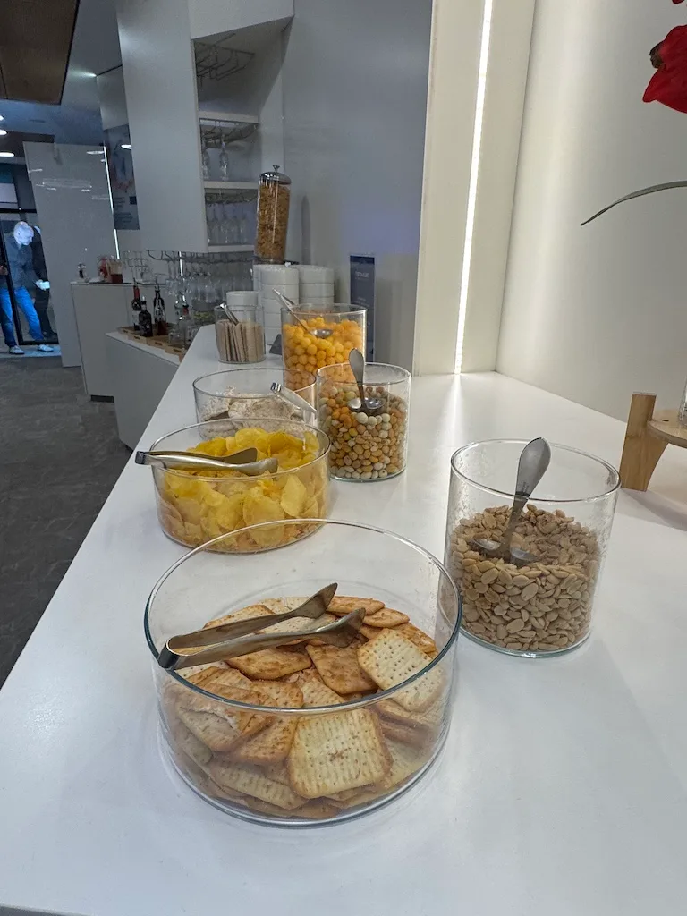 Snacks an Bord