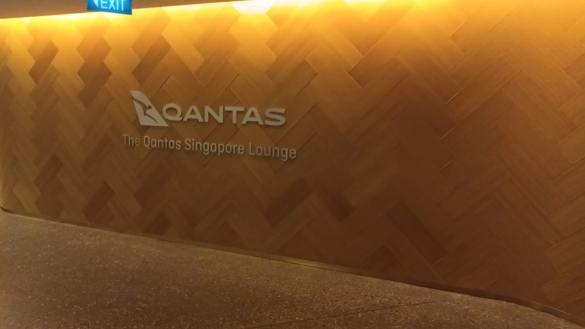 The Qantas Singapore Lounge (SIN)