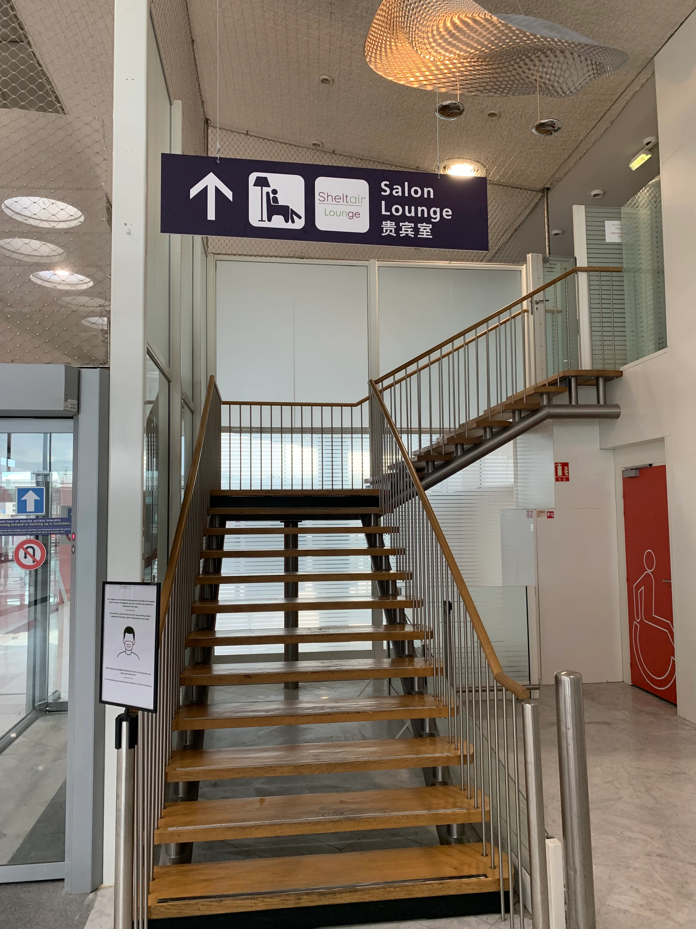 Shelair Lounge Prais (CDG) während Corona