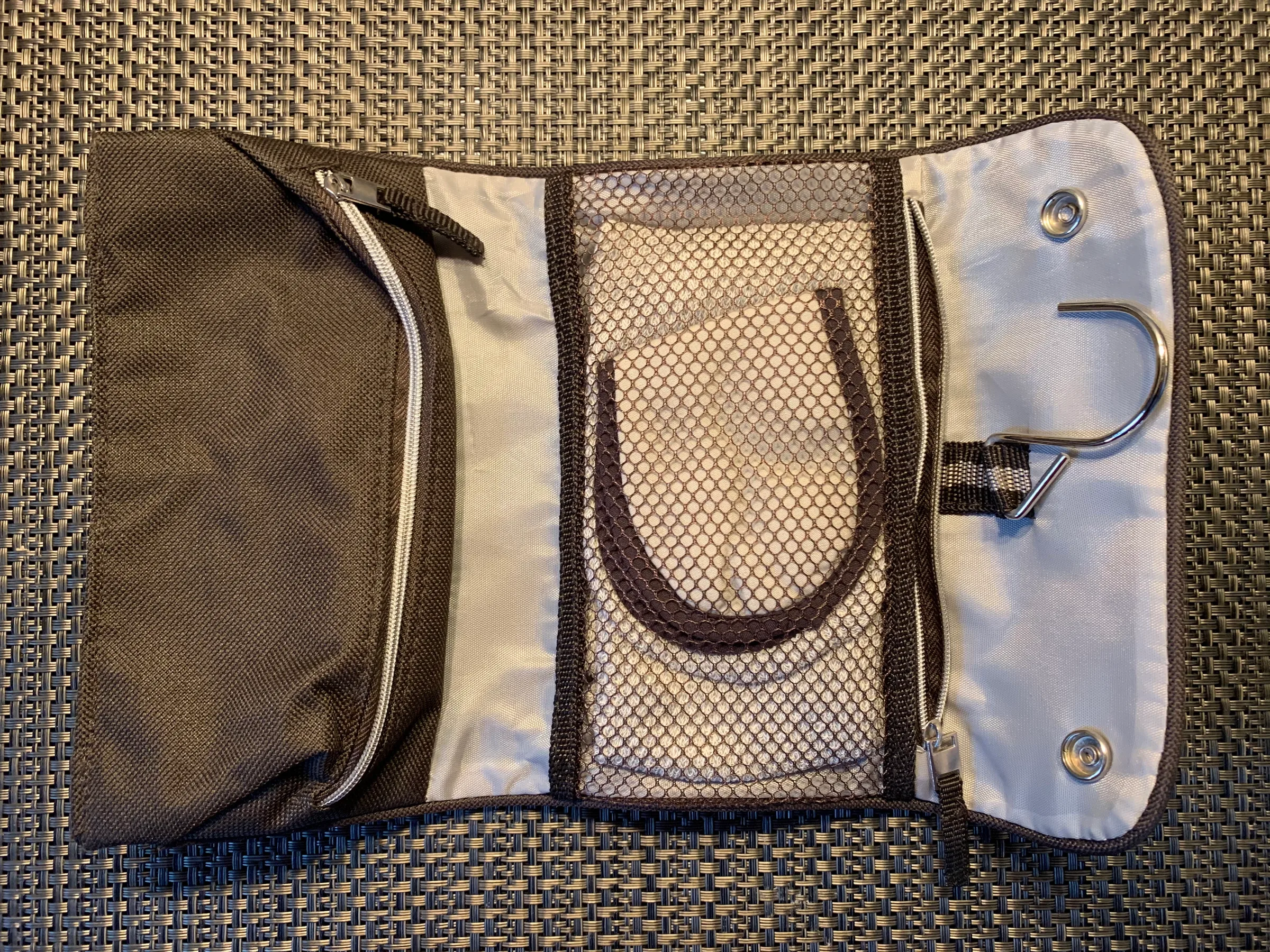 Navyboot-Tasche mit Netzbeutel und Haken