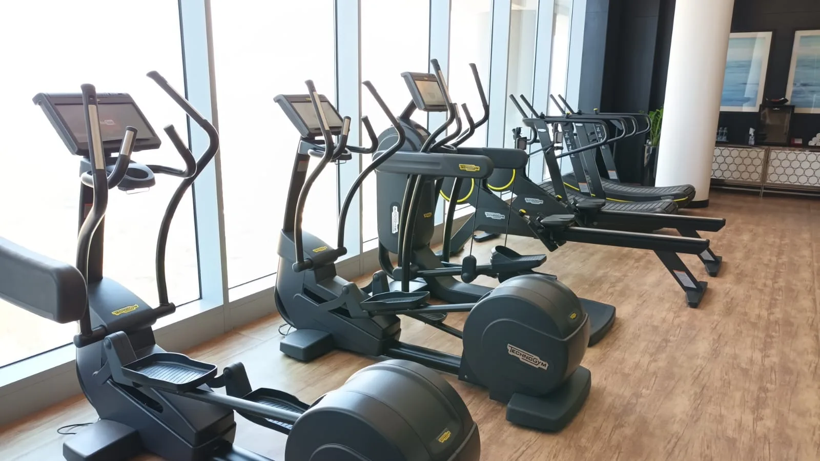 Fitnessgeräte im Gym